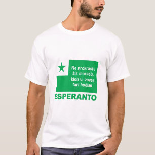 エスペラント/「ネĝー・プロクラストゥはモラガットだ」, tシャツ