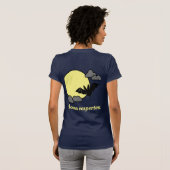 エスペラント：ボナン·ベスパートン！ Tシャツ (裏面フル)