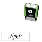 エスペラント：月： 4月（4月） セルフインキングスタンプ (インサイチュ)