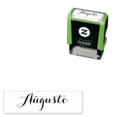 エスペラント: 月: Aŭgusto (威厳があるな) セルフインキングスタンプ (インサイチュ)