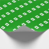 エスペラント: 緑の旗 ラッピングペーパー (角)