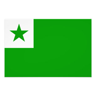 エスペラント- Esperantistの旗 フォトプリント