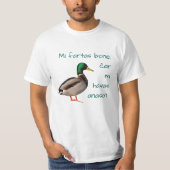エスペラント: Miのfartasの骨、ĉar mi havas anason. Tシャツ (正面)