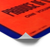 エスペリアン・フルーツ・リンゴ ポスター (角)