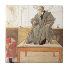 エスボルジンと彼女の祖父（女の子と祖父） タイル