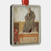 エスボルジンと彼女の祖父（女の子と祖父） メタルオーナメント (右)