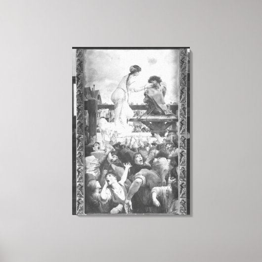 エスメラルダと準藻土， 1905 キャンバスプリント (正面)