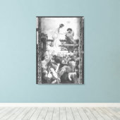 エスメラルダと準藻土， 1905 キャンバスプリント (インサイチュ (ウッドフロア))