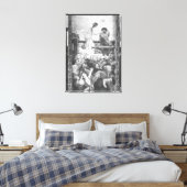 エスメラルダと準藻土， 1905 キャンバスプリント (インサイチュ (寝室))