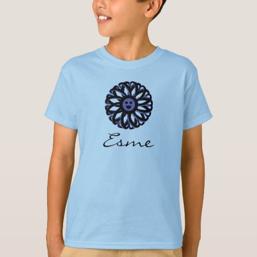 『エスメ·スマイルド·フラワー·シャツ』 Tシャツ (正面)