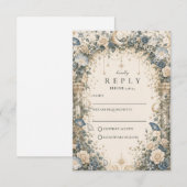 エスリールな天空の庭の結婚式 出欠カード (正面/裏面)