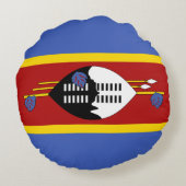 エスワティニの国旗 ラウンドクッション (裏面)