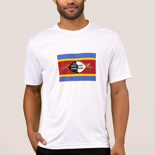 エスワティニの旗 Tシャツ (正面)