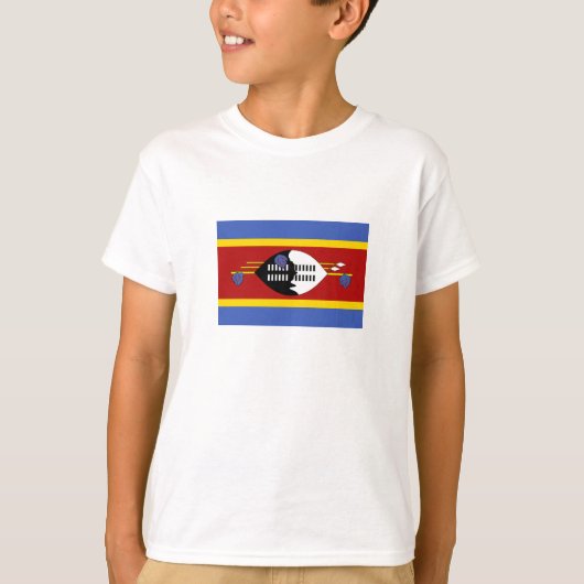エスワティニの旗 Tシャツ (正面)