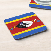 エスワティーニ国旗のコースター コースター (左側)