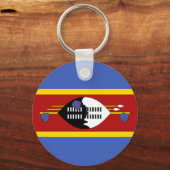 エスワティーニ国旗 キーホルダー (裏面)