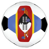 エスワティーニ国旗 サッカーボール (回転)