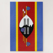 エスワティーニ国旗（スワジランド） ジグソーパズル (縦)