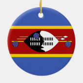 エスワティーニ国旗(スワジランド) セラミックオーナメント (裏面)