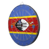 エスワティーニ国旗（スワジランド） ダーツボード (正面右)