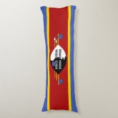 エスワティーニ国旗 ボディピロー (正面縦)