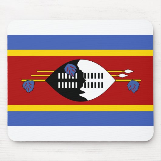 エスワティーニ国旗 マウスパッド (正面)