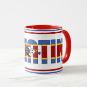 エスワティーニ愛国的なコーヒーとシピン マグカップ (正面右)
