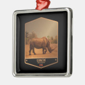 エスワティーニ メタルオーナメント (左)