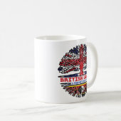 エスワティーニ・リスワティ英国の木のルーツ国旗 コーヒーマグカップ (正面右)