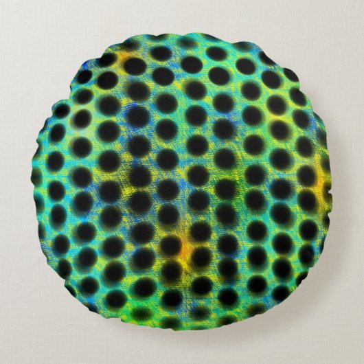 エスヴェルデダデシルキュロス・プレトス・エバウンサダアタラス ラウンドクッション (正面)