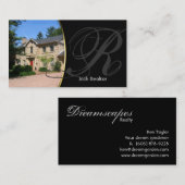 エス実在テート名刺ハかわいらしウスドライブウェイBL 名刺 (正面/裏面)