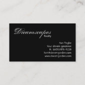 エス実在テート名刺ハかわいらしウスドライブウェイBL 名刺 (裏面)