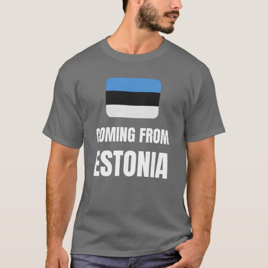 エス来トニア産 Tシャツ (正面)
