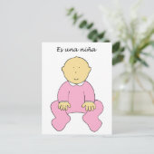 エス・ウナ・ニーニャ女の子スペインの 案内ポストカード (スタンド正面)