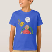 エズラズチーズオンザーズベビー顔 Tシャツ (正面)