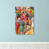 エズラ1エルサレム・キャンバスに戻る キャンバスプリント (インサイチュ (ウッドフロア))