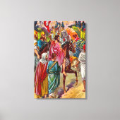 エズラ1エルサレム・キャンバスに戻る キャンバスプリント (正面)