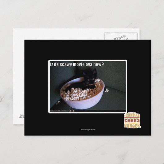 エズ・デ・スカウイの映画のオーバは今だ? ポストカード (正面/裏面)