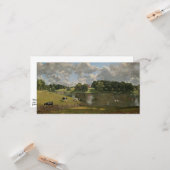 エセックスのウィヴンホー公園 | ジョン・コンスタブル アート カード (正面/裏面インサイチュ)