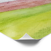 エセックスのクリフベンチ/ウェストクリフ ポスター (コーナー)