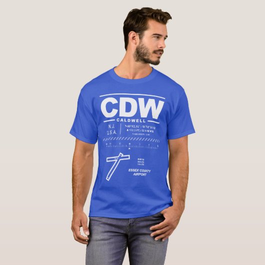 エセックスカウンティエアポートCDW Tシャツ (正面フル)