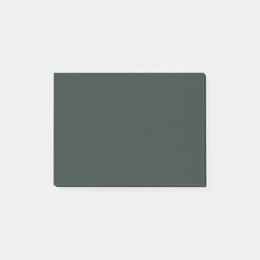 エセックスグリーン無地のカラー ポストイット (正面)