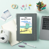 エセックス州の旅行ポスター：マージア島 シール (iPadカバー)