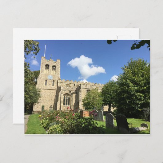 エセックス州コギーズホール教会 ポストカード (正面/裏面)