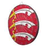 エセックス州旗（UK県） ダーツボード (正面右)