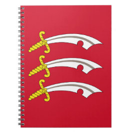 エセックス州旗（UK県） ノートブック