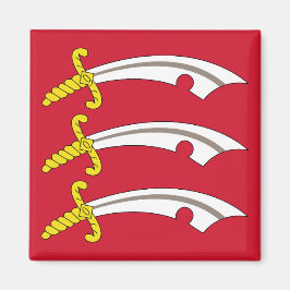 エセックス州旗（UK県） マグネット