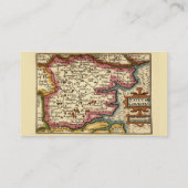 エセックス郡イングランド古古古古古古古美術館地図 名刺 (裏面)