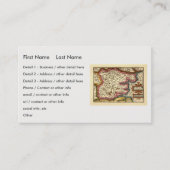 エセックス郡イングランド古古古古古古古美術館地図 名刺 (正面)