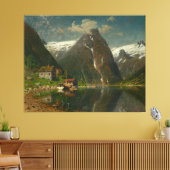 エセフィヨールデンのアデルスティーン・ノーマン・ムンケンガード・ガード キャンバスプリント (インサイチュ (リビング))